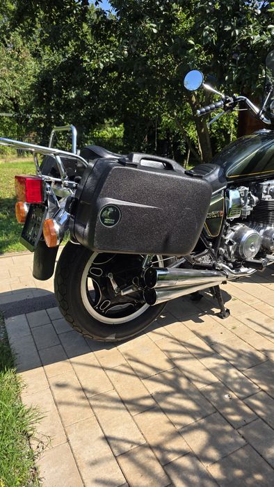 Honda CB650C, kufry, wysoka szyba
