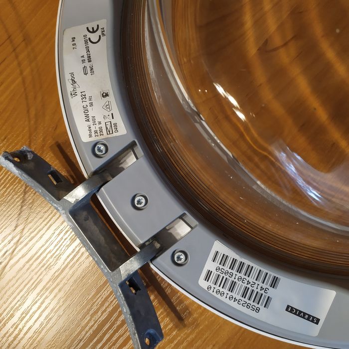 Uszczelka fartuch pralki Whirlpool + drzwiczki + 2 sprężyny