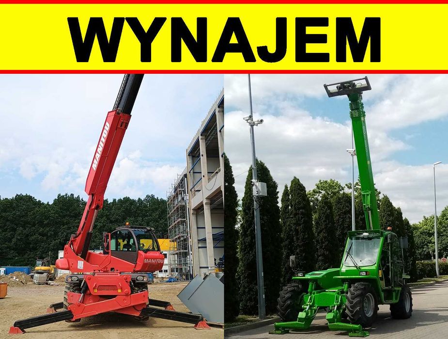 Wynajem ładowarek teleskopowych  CAŁY KRAJ Magni TH 6.20 6t 20m