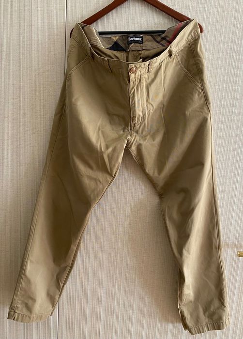 Chino Barbour Neuston khaki 40/32 - Preppy