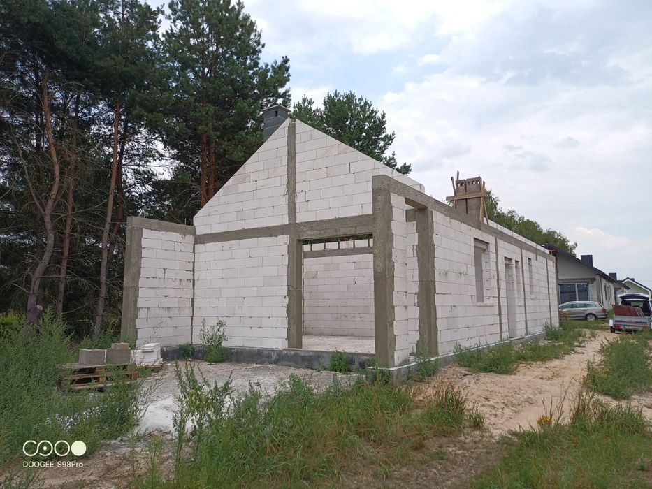 Budowanie domów Wznoszenie budynków Roboty budowlane Murarz.