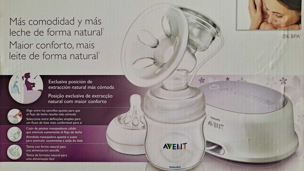 Bomba tira leite eléctrica individual conforto Philips Avent
