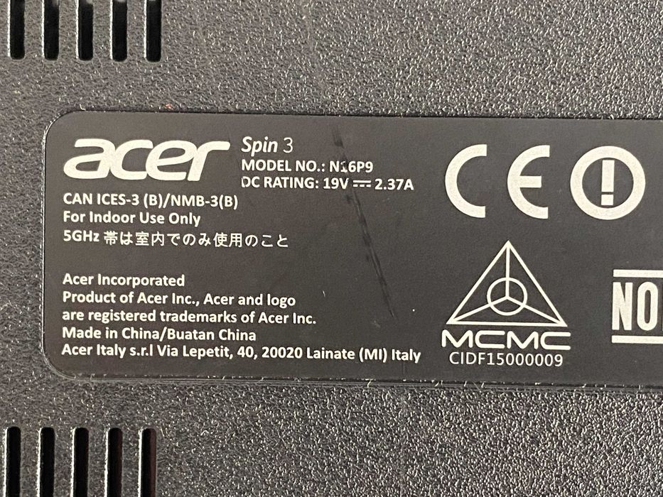 Motherboard Acer spin 3 sp315-51-50ks