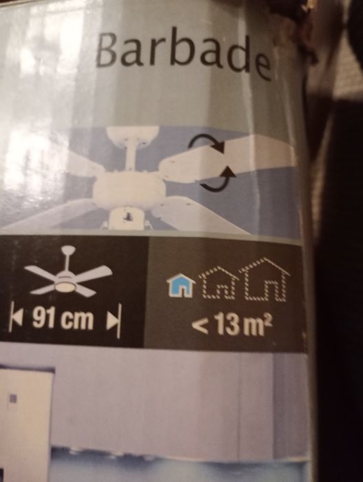 Nowy żyrandol z wiatraki