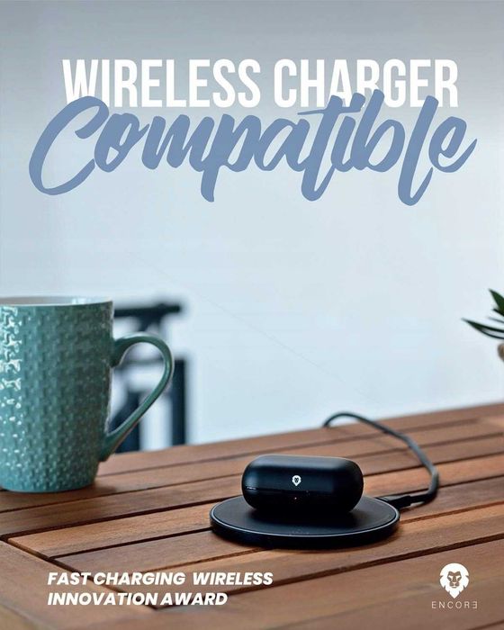 Słuchawki Bezprzewodowe ENCORE FLYTOUCH Indukcja IPX5 Głęboki Bas