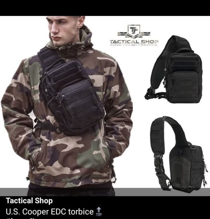 (Made in USA) Крутейшая Черная Бананка в стиле Милитари от Brandit US. По Супер цене