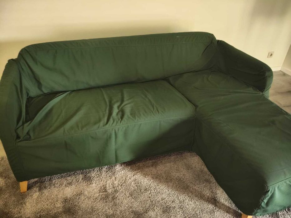 Sofá "Linanas" Ikea 3 lugares com chaise longue, capa incluída