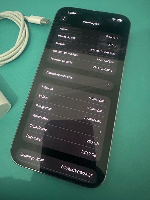 iPhone 14 Pro Max 256 giga ótimo estado Troco/Vendo