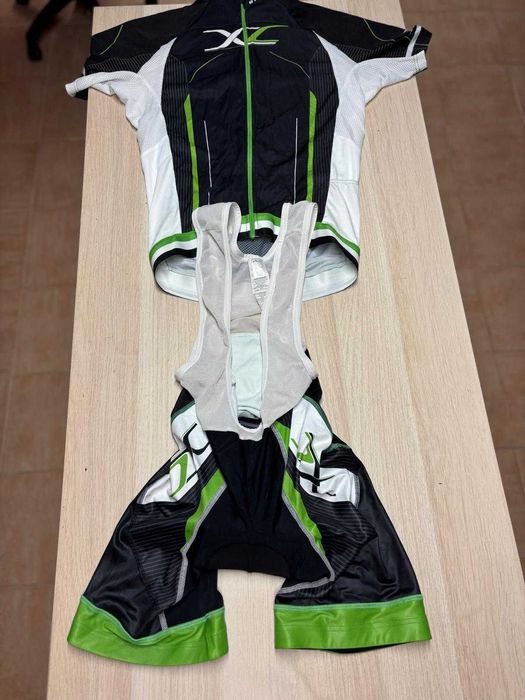 Conjunto camisola e calções com alças Btwin