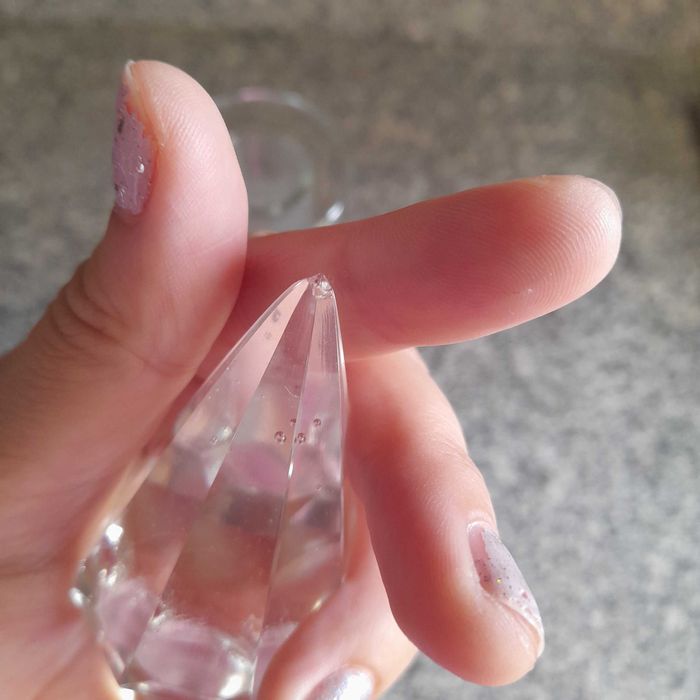 Garrafa Alta de Cristal antiga da Vista Alegre