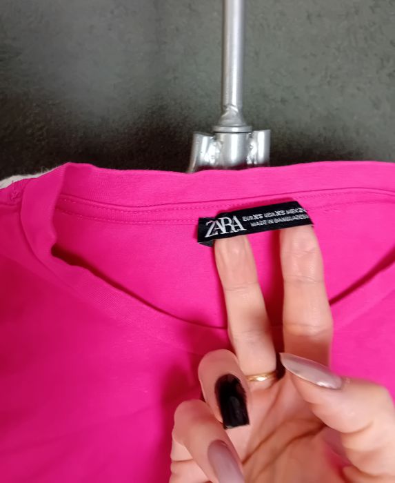 #Zara top różowy