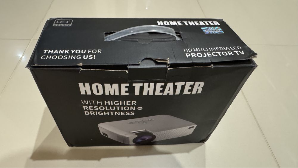 Rzutnik projektor AUN D40W Wifi USB  1600 lumenów