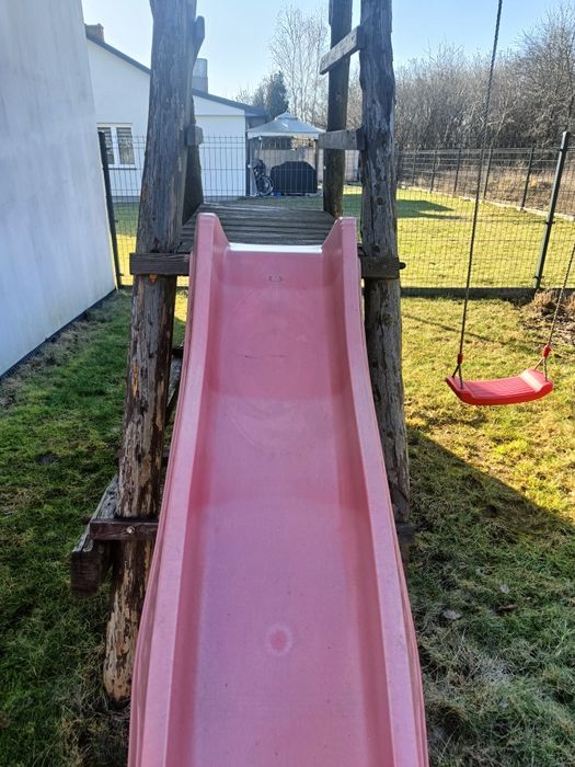 Plac zabaw drewniany