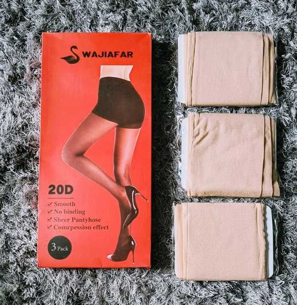 3-pak rajstopy kompresyjne 20den (cena sklepowa 40 $) NOWE rozmiar M/L