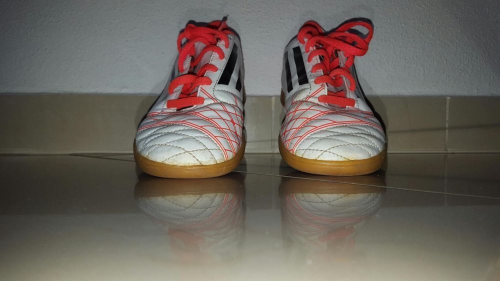Buty Adidas Biało-Pomarańczowe