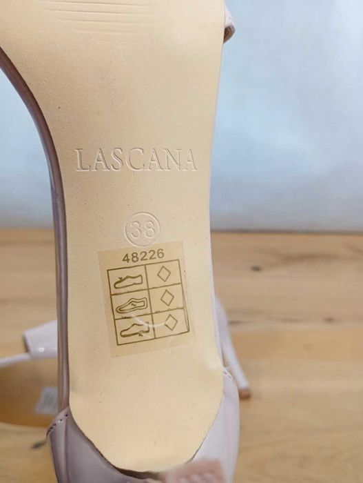LASCANA, sandały na obcasie, szpilki, rozmiar 38