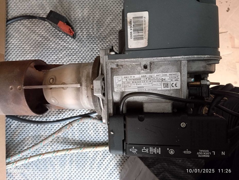 Queimador a gasóleo baxi