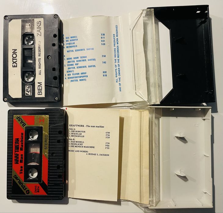Kraftwerk – Zestaw 2 Kaset Magnetofonowych (Starling / Exton) UNIKAT PRL