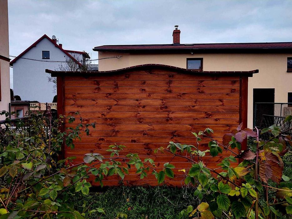 Drewutnia ogrodowa 3,14 x 2m, wiata na drewno opałowe, wiata na rowery