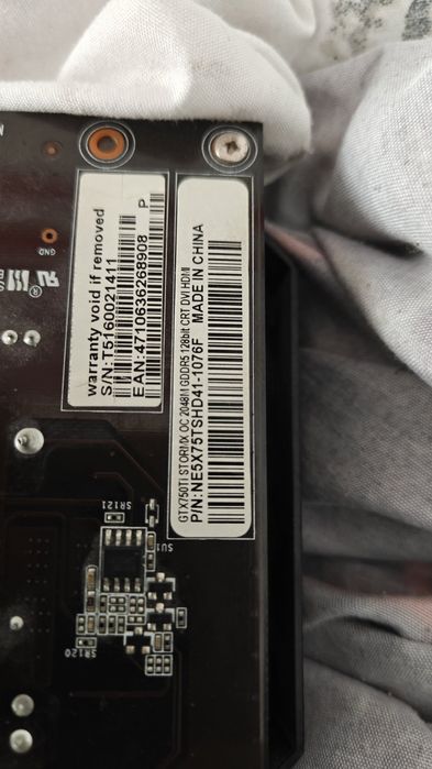 Відеокарта gts750ti 2 GB робоча