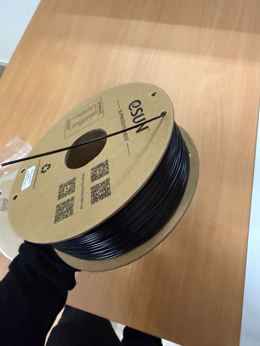 Filamentos preto ABS para impressora 3D