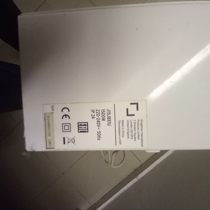 Radiadores eléctricos  1000 W 1500 W
