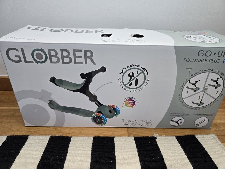 Trotinete de Criança 3 em 1 com caixa - usada 3 vezes