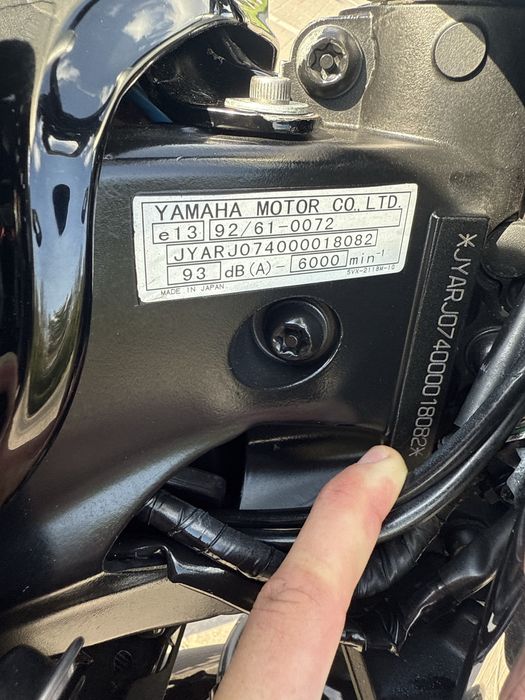 Мотоцикл Yamaha fz6 n ( Black Edition )  Fazer / Ямаха Фз6 н Файзер