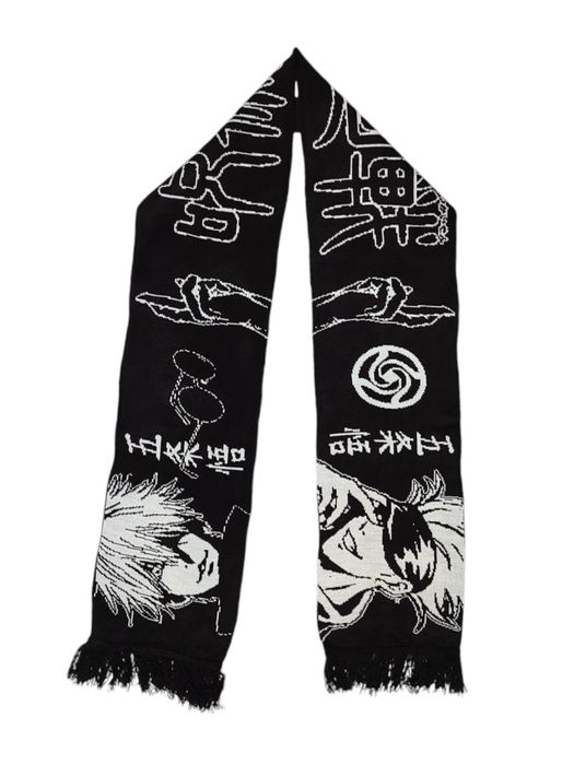 Аніме шарф 180см Jujutsu Kaisen з Годжо Сатору - акрил100%, ексклюзив