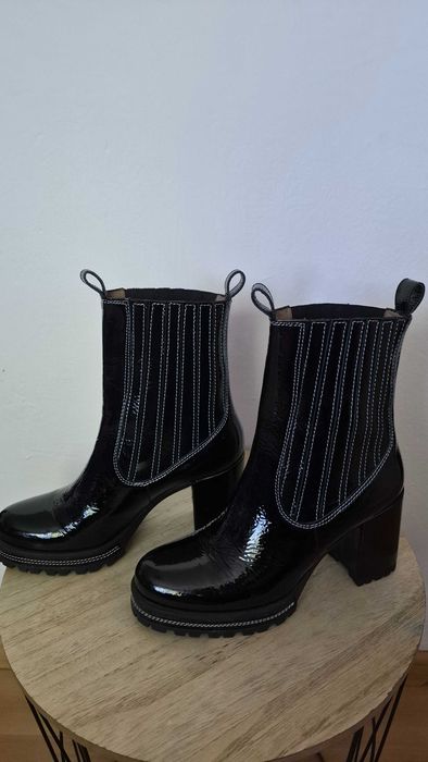Botki damskie roz 39