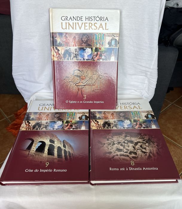 “Grande Historia Universal” 3 Volumes dos livros, Volume 3,8,9