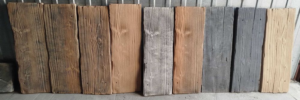 Płyty tarasowe i chodnikowe - imitacja drewna i trawertynu