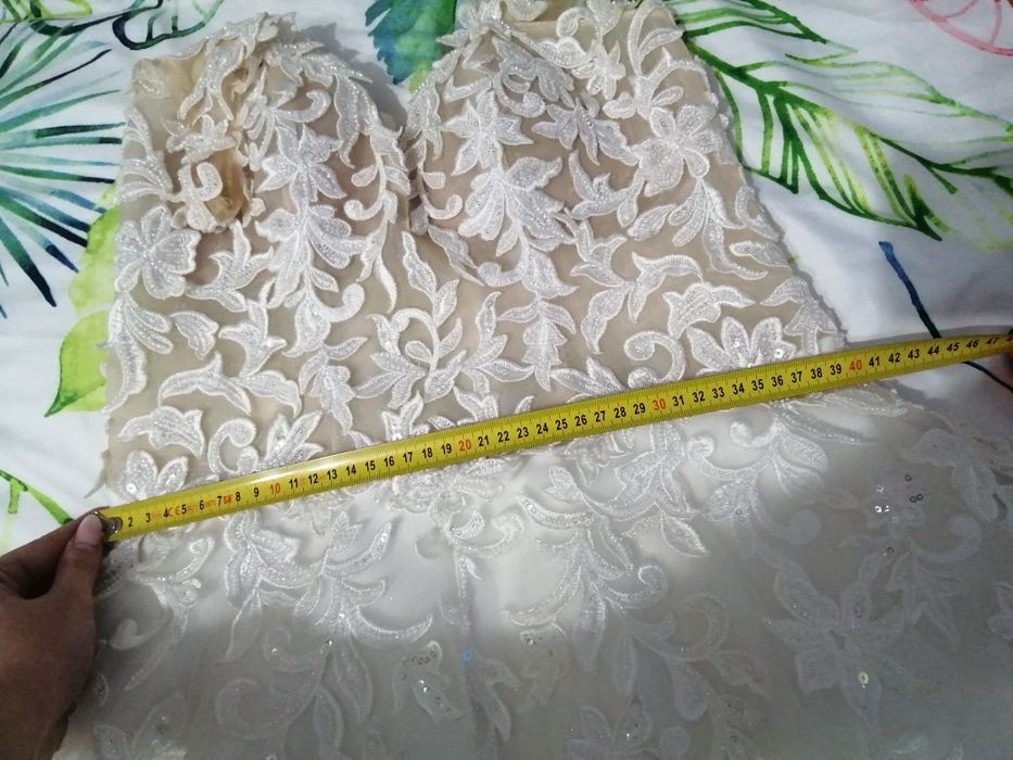 Suknia ślubna Ivory 160 cm + 5.5 cm, S/M