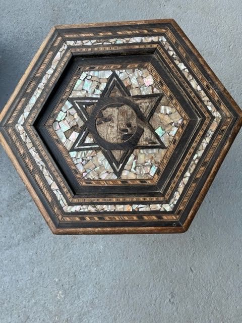 Stolik Otomański Maurański Antyk 19Th