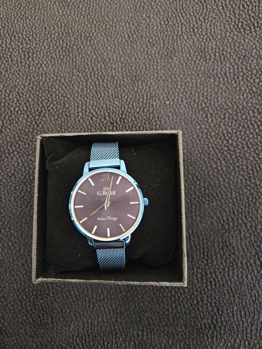 Zegarek Damski G.Rossi + BOX Niebieski