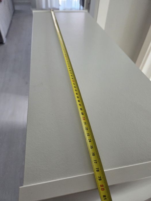 Estante branca 80c28x106cm