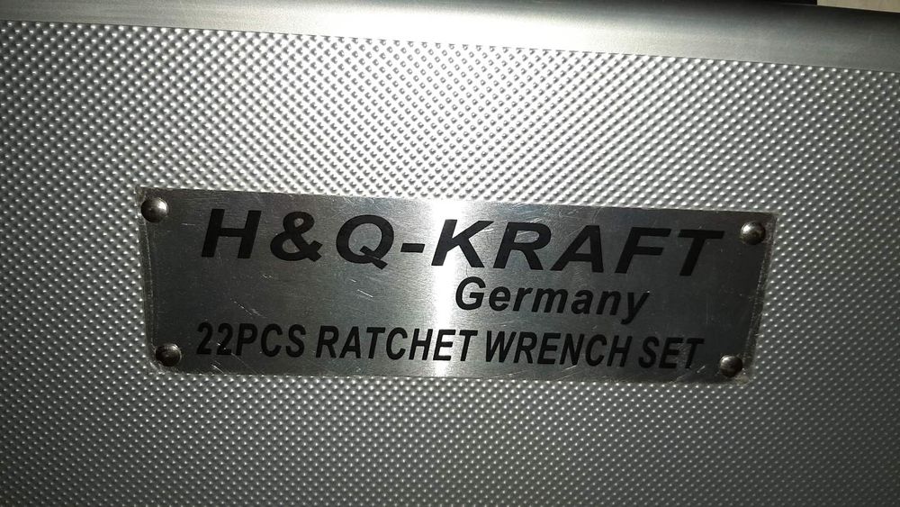 H8Q-KRAFT Germany 22PCS 0Набір ручкових ключів з тріщотками