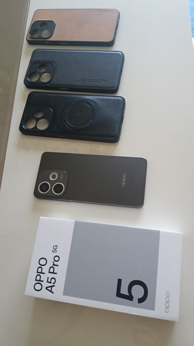 OPPO A5 pro 5G , como novo, 8 de RAM , 256 GB de memória com embalagem e 3 capas