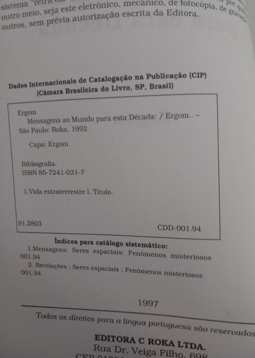 Book - Messages to the World for This Decade of Ergom64550962088578121