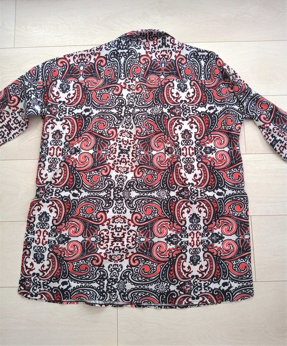 Długa koszula etniczna boho 50%wiskoza 2XL