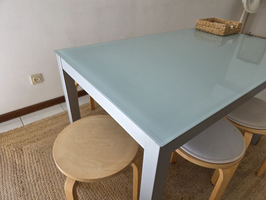Mesa de vidro 70x120