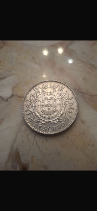 Moeda 1 escudo de prata