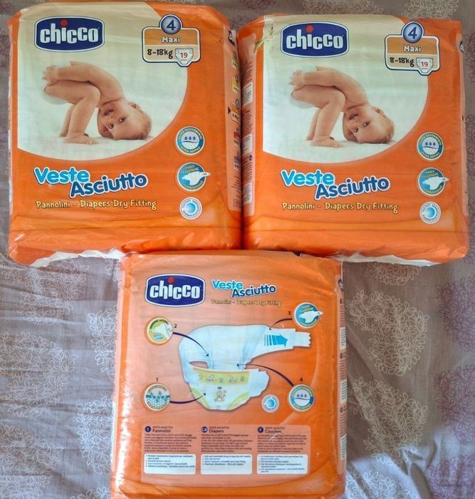 Продам підгузки Chicco розмір 4.