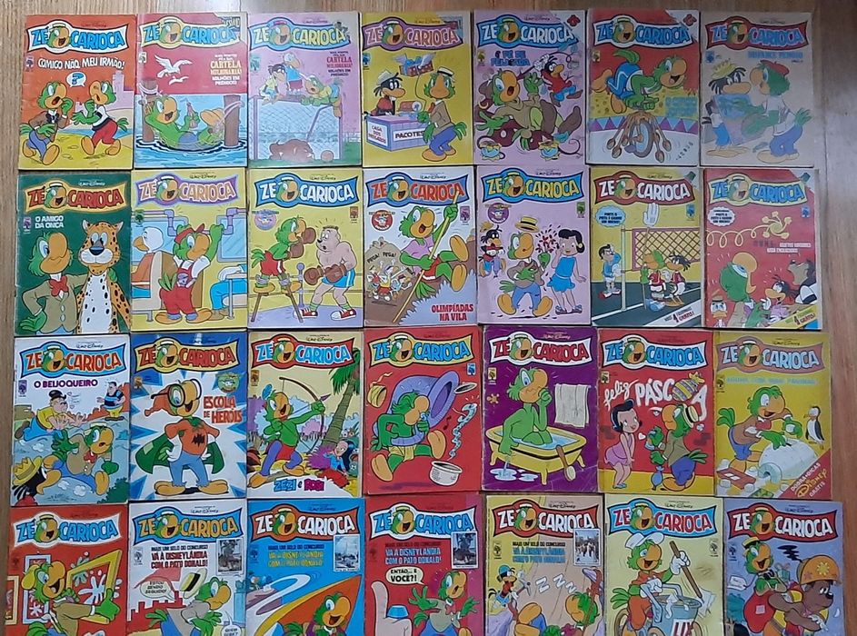 Zé Carioca Revistas Disney anos 80