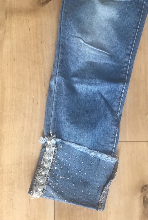 Spodnie jensowe damskie rozm. S/36