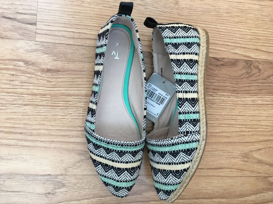 Еспадрильї, балетки р.4(37) Нові