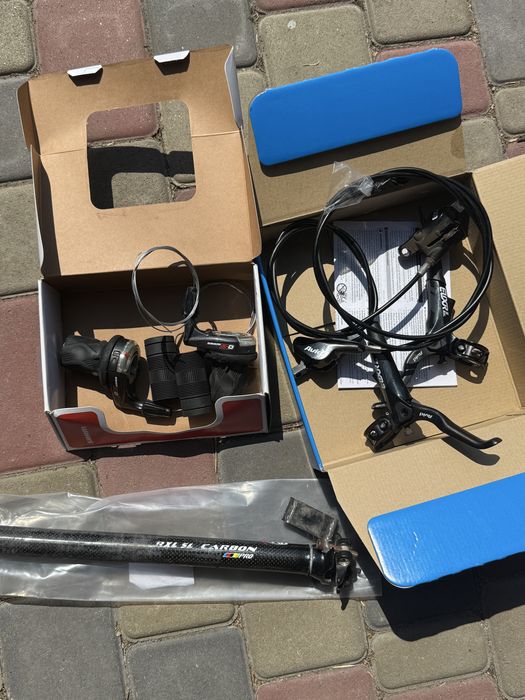 Тормоза гидравлические Avid rsl 5 sram x0 подсидел 27.2 rxl carbon