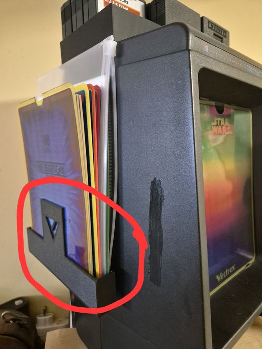 Suporte lateral para Vectrex