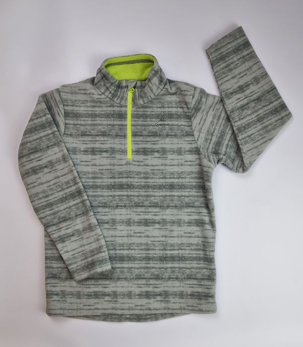 Szary polar bluza rozmiar 116/122 Quechua polar dla chłopca