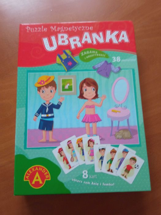 Puzzle magnetyczne ubranka